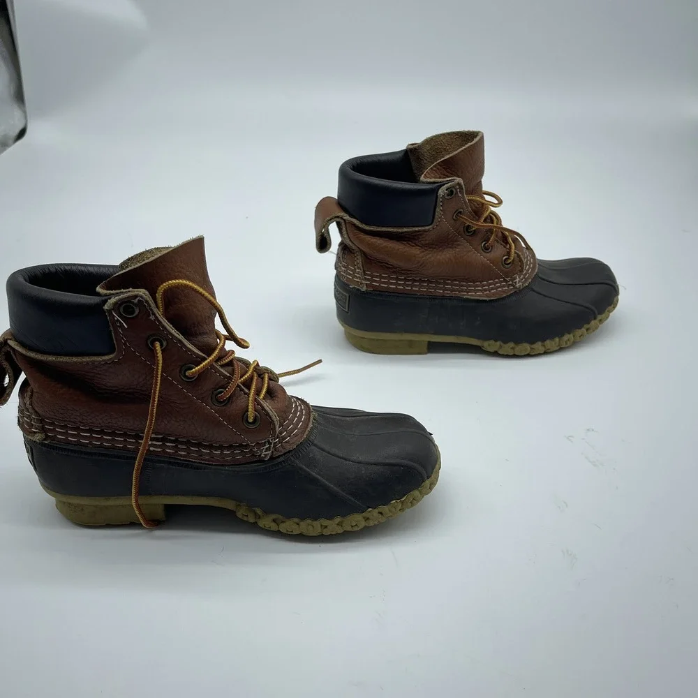 Vintage LL BEAN Women's Size 7 Hunting Shoe‎ Boots Waterproof Made in Maine USA